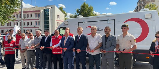 Kızılay’ın Mobil İkram Aracı Hizmete Girdi
