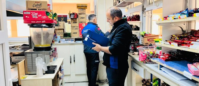 ZABITA EKİPLERİNDEN OKUL KANTİNLERİNE DENETİM