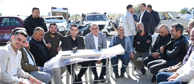 BAŞKAN USTAOĞLU, SANAYİDE GENÇLERLE KAHVALTIDA BULUŞTU