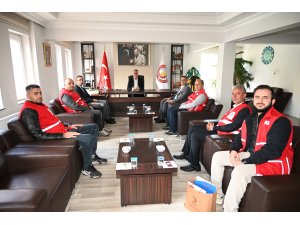 SEYDİŞEHİR KIZILAY'DAN BELEDİYE BAŞKANI HASAN USTAOĞLU'NA TEŞEKKÜR ZİYARET