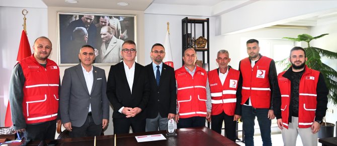 SEYDİŞEHİR KIZILAY'DAN BELEDİYE BAŞKANI HASAN USTAOĞLU'NA TEŞEKKÜR ZİYARET