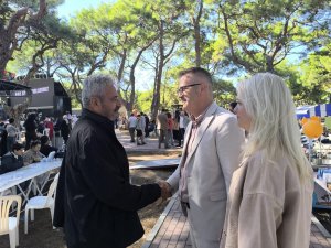 BAŞKAN USTAOĞLU, MANAVGAT'TA HEMŞEHRİLERİYLE BULUŞTU