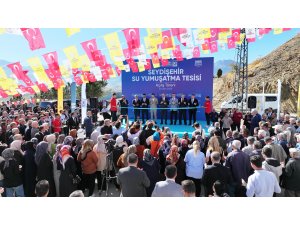 BAŞKAN ALTAY SEYDİŞEHİR’E KAZANDIRILAN 65 MİLYON LİRALIK SU YUMUŞATMA TESİSİNİ AÇTI