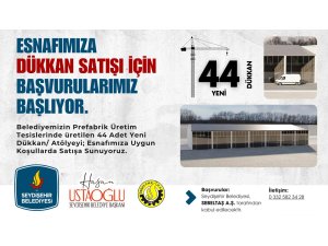 BELEDİYEDEN 44 ADET YENİ DÜKKAN İÇİN BAŞVURULAR BAŞLADI