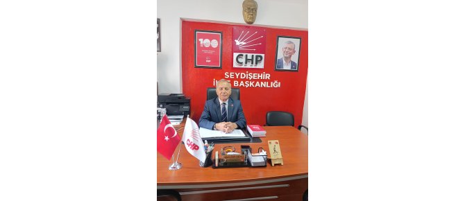 CHP İlçe Başkanı Abdullah Deniz’in 10 Kasım Mesajı