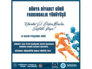 DÜNYA DİYABET GÜNÜ FARKINDALIK YÜRÜYÜŞÜ